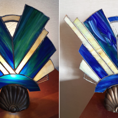 Lampe éclairée et lampe éteinte